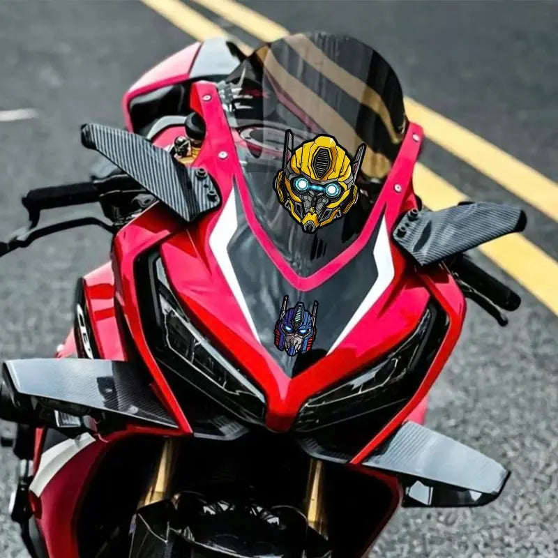 Transformers Araba Sticker | Optimus Prime ve Bumblebee Çizik Kapatıcı Kask ve Kaporta Decal Sticker Master