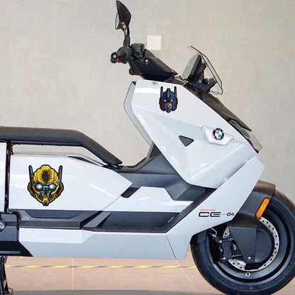 Transformers Araba Sticker | Optimus Prime ve Bumblebee Çizik Kapatıcı Kask ve Kaporta Decal Sticker Master