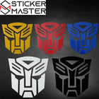 Transformers Sticker | Autobot ve Decepticon Suya Dayanıklı Kask ve Depo Logosu