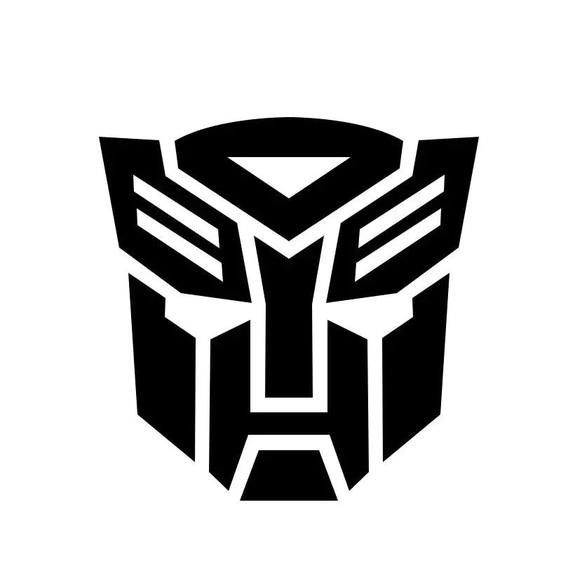 Transformers Sticker | Autobot ve Decepticon Suya Dayanıklı Kask ve Depo Logosu Sticker Master