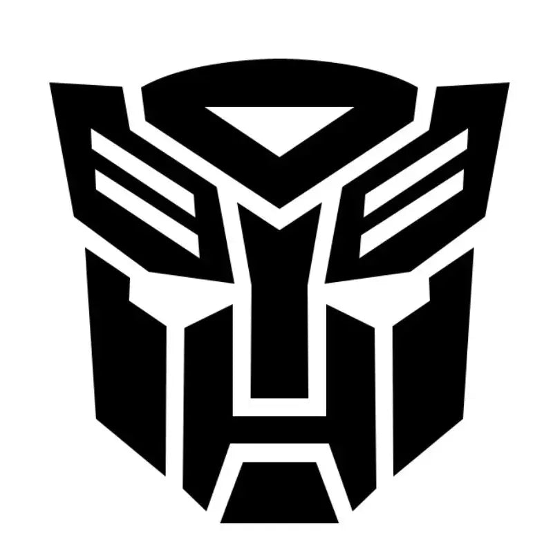 Transformers Sticker | Autobot ve Decepticon Suya Dayanıklı Kask ve Depo Logosu Sticker Master