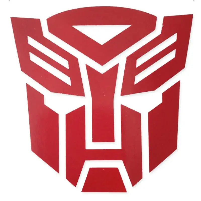 Transformers Sticker | Autobot ve Decepticon Suya Dayanıklı Kask ve Depo Logosu Sticker Master