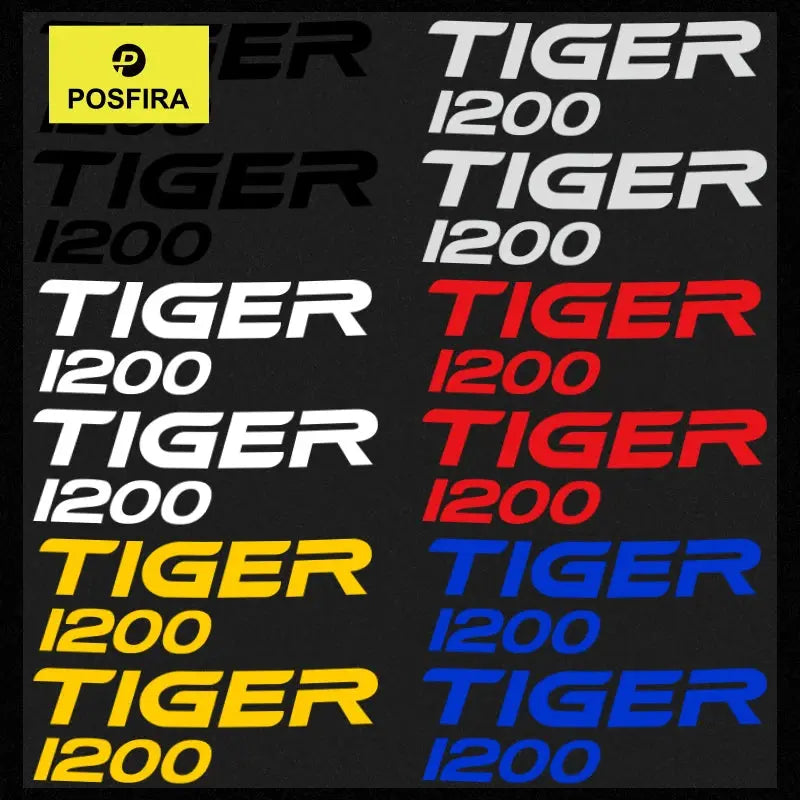 Triumph Tiger 1200 Sticker Seti Su Geçirmez | Sticker Master Sticker Master