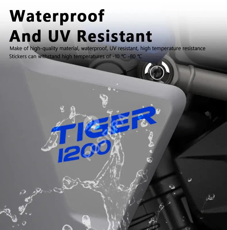 Triumph Tiger 1200 Sticker Seti Su Geçirmez | Sticker Master Sticker Master