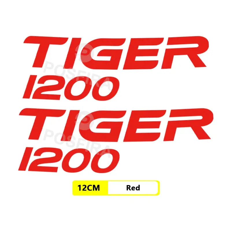 Triumph Tiger 1200 Sticker Seti Su Geçirmez | Sticker Master Sticker Master