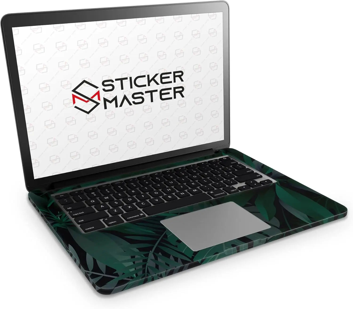 Sticker Master Monochrome Green Evrensel Sticker Dizüstü Bilgisayar Vinil Sticker Decal 12" 13" 13.3" 14" 15" 15.4" 15.6 inç Dizüstü Bilgisayar Çıkartma Koruyucu Macbook Asus Acer Hp Lenovo Huawei Dell İçin - Sticker Master