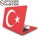 Türk Bayrağı Laptop Sticker Koruyucu Set | Sticker Master