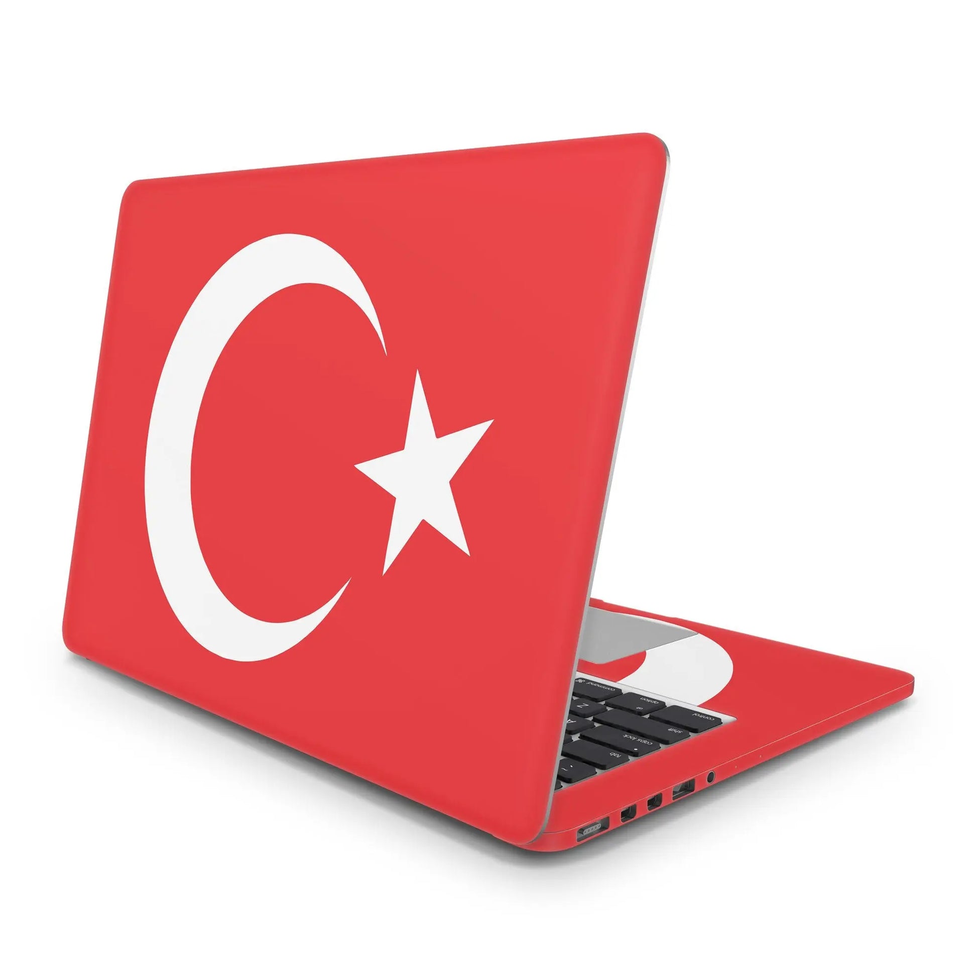 Sticker Master Türk Bayrağı Evrensel Sticker Dizüstü Bilgisayar Vinil Sticker Decal  12" 13" 13.3" 14" 15" 15.4" 15.6 inç Dizüstü Bilgisayar Çıkartma Koruyucu Macbook Asus Acer Hp Lenovo Huawei Dell İçin - Sticker Master
