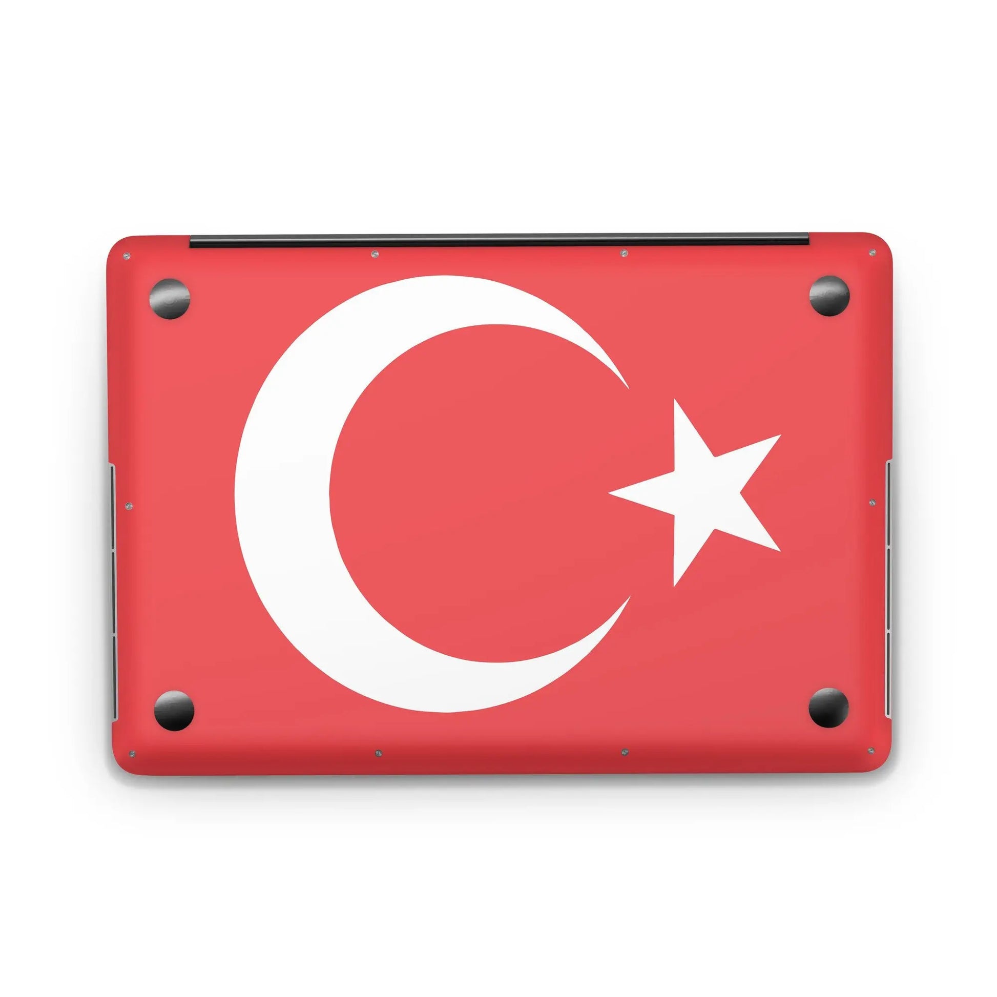 Sticker Master Türk Bayrağı Evrensel Sticker Dizüstü Bilgisayar Vinil Sticker Decal  12" 13" 13.3" 14" 15" 15.4" 15.6 inç Dizüstü Bilgisayar Çıkartma Koruyucu Macbook Asus Acer Hp Lenovo Huawei Dell İçin - Sticker Master