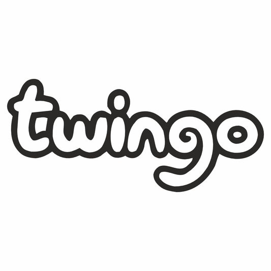 Sticker Master Twingo Sticker – Dayanıklı Vinil Etiket (Araba, Kask, Laptop)
