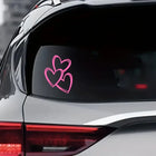 Üç Kalp Araba Stickerı Sevgi Çıkartması | Sticker Master