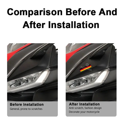 Ülke Bayrakları Sticker Seti Motosiklet Kask | Sticker Master - Sticker Master