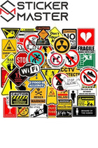 Uyarı Levhası Sticker Seti Komik Tehlike İşaretleri | Sticker Master