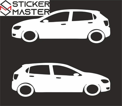 Sticker Master Vw Polo 6r Motor, Kask, Laptop, Araba, Oto Araç İçin Dayanıklı Etiket Decal