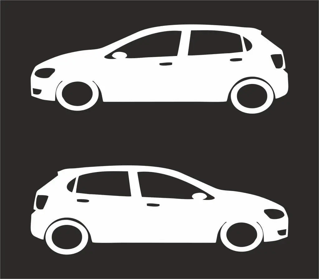 Sticker Master Vw Polo 6r Motor, Kask, Laptop, Araba, Oto Araç İçin Dayanıklı Etiket Decal