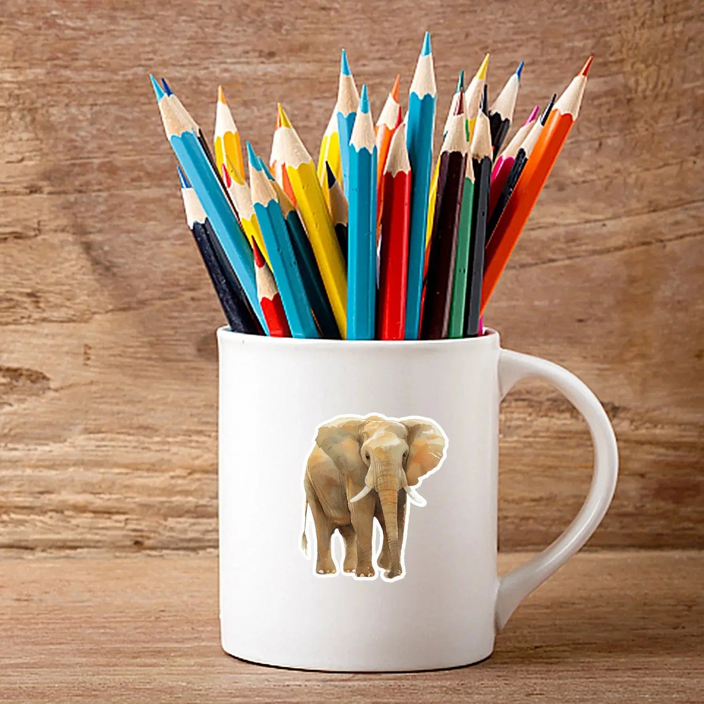 Vahşi Hayvan Sticker Suluboya Seti (50 Adet) | Sticker Master - Sticker Master