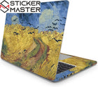Van Gogh Buğday Tarlası Laptop Sticker Sanatsal Set | Sticker Master