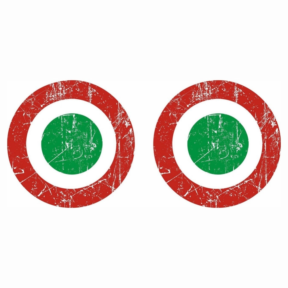 Sticker Master Vespa Eskitme Yan Grenaj Set Motor, Kask, Laptop, Araba, Oto Araç İçin Dayanıklı Etiket Decal 15 Cm
