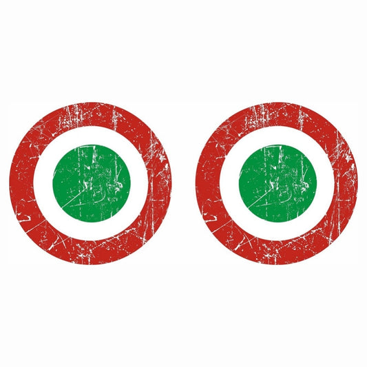 Sticker Master Vespa Eskitme Yan Grenaj Set Motor, Kask, Laptop, Araba, Oto Araç İçin Dayanıklı Etiket Decal 15 Cm