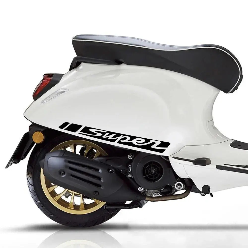 Vespa GTS Super Sticker | GTS ve GTV 250/300 Sport Yan Grenaj Yazısı Sticker Master