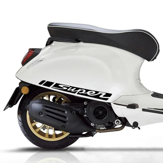Vespa GTS Super Sticker | GTS ve GTV 250/300 Sport Yan Grenaj Yazısı Sticker Master