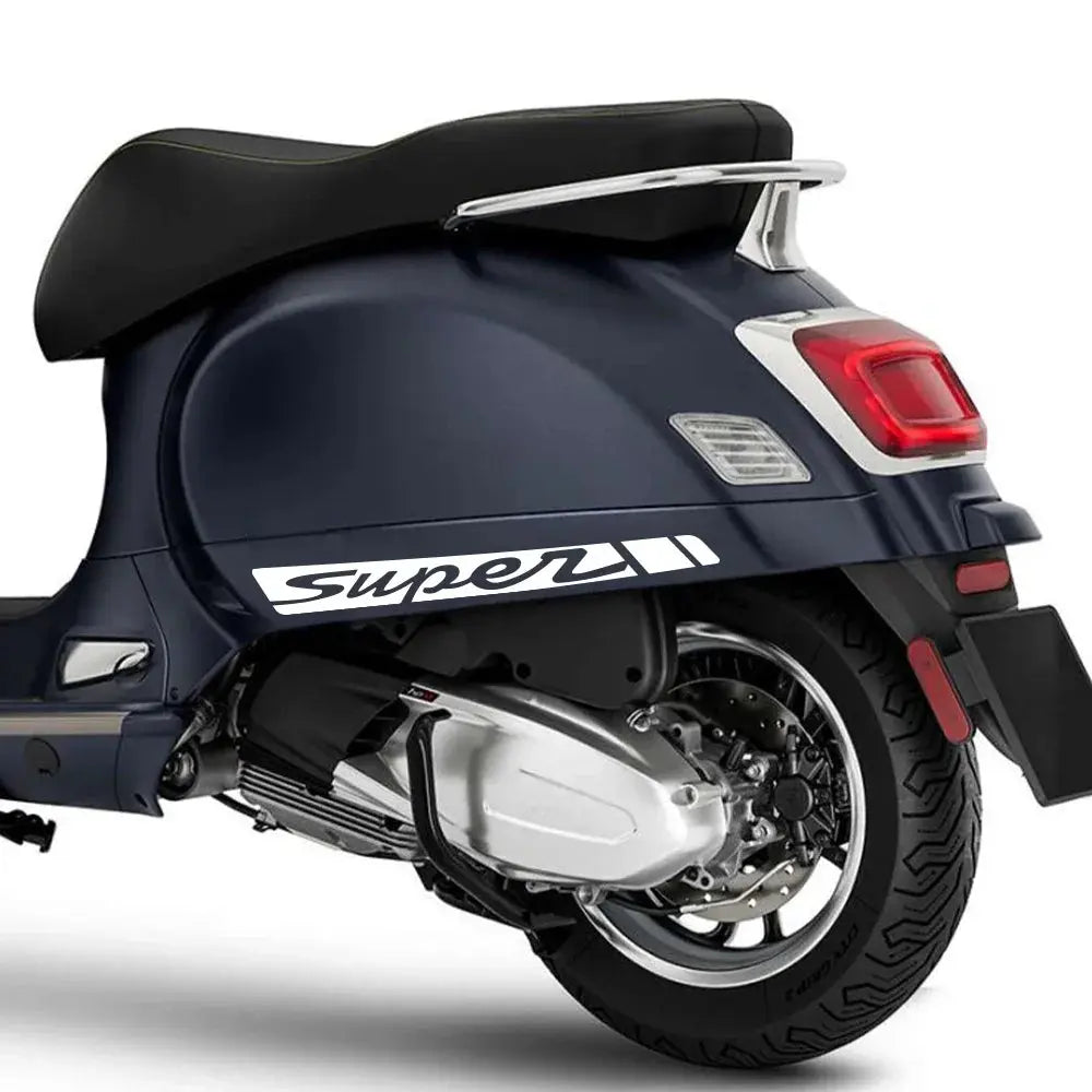 Vespa GTS Super Sticker | GTS ve GTV 250/300 Sport Yan Grenaj Yazısı Sticker Master