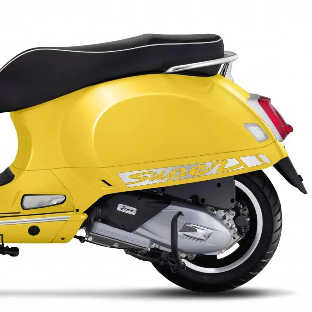 Vespa GTS Super Sticker | GTS ve GTV 250/300 Sport Yan Grenaj Yazısı Sticker Master