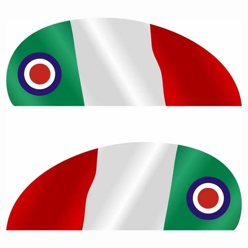 Vespa İtalyan Bayrağı Yan Kaporta Sticker | Sticker Master