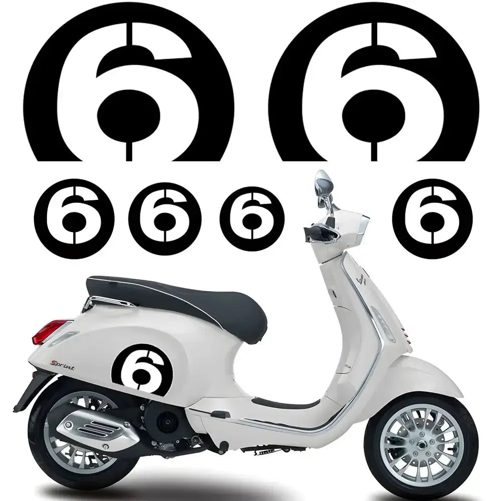 Vespa Sticker Modelleri | GTS, Sprint ve Primavera Uyumlu İtalyan Mod ve Yıldız Decal 125 150 200 250 300 Sticker Master