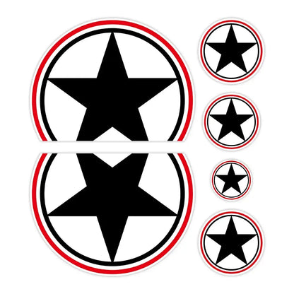 Vespa Sticker Modelleri | GTS, Sprint ve Primavera Uyumlu İtalyan Mod ve Yıldız Decal 125 150 200 250 300 Sticker Master