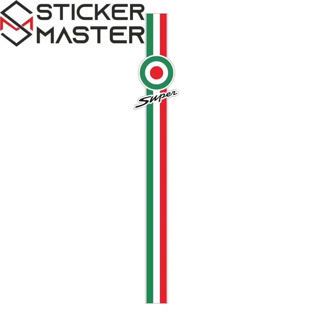 Vespa Sticker | GTS Super Sport Ön Kravat Şerit Decal (65 cm) Sticker Master