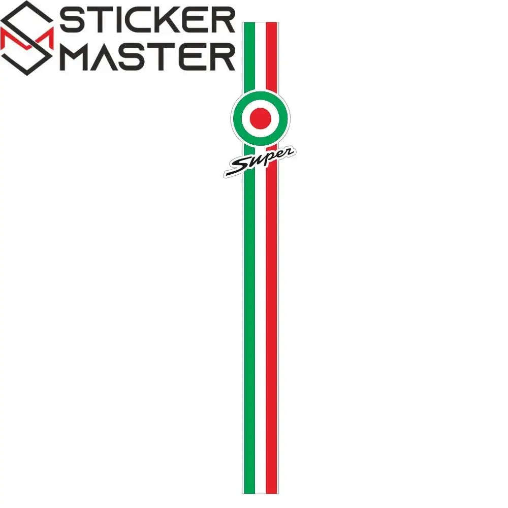Vespa Sticker | GTS Super Sport Ön Kravat Şerit Decal (65 cm) Sticker Master