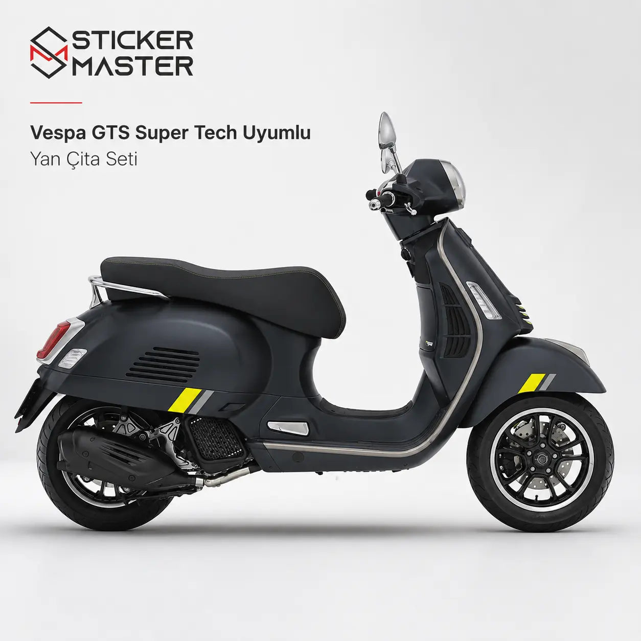Vespa Uyumlu GTS Super Tech Uyumlu Yan Cita Seti