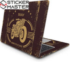 Vintage Motor Laptop Sticker Koruyucu Seti | Sticker Master