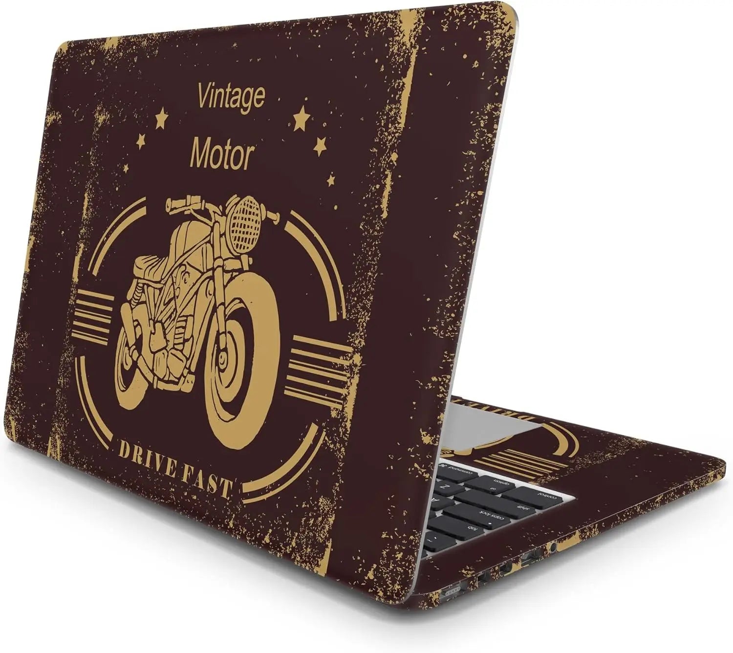 Sticker Master Vintage Motor Evrensel Sticker Dizüstü Bilgisayar Vinil Sticker Decal 12" 13" 13.3" 14" 15" 15.4" 15.6 inç Dizüstü Bilgisayar Çıkartma Koruyucu Macbook Asus Acer Hp Lenovo Huawei Dell İçin - Sticker Master