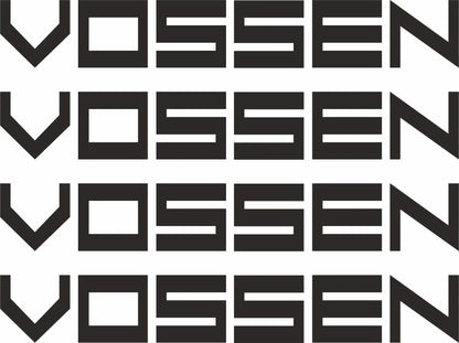 Sticker Master Vossen Jant Motor, Kask, Laptop, Araba, Oto Araç İçin Dayanıklı Etiket Decal