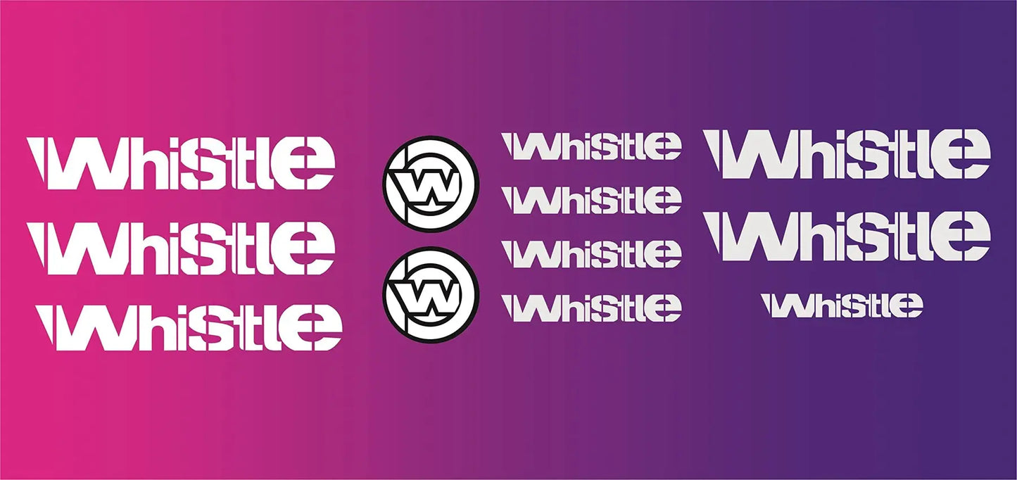 Sticker Master Whistle Bisiklet Sticker Set Etiket