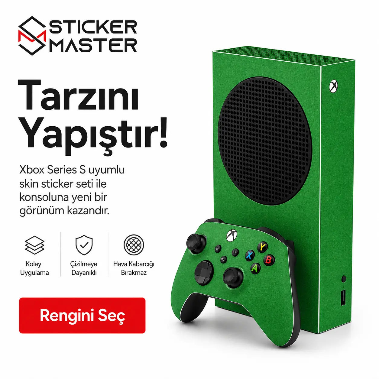 Xbox Series S Uyumlu Skin Sticker Seti ads
