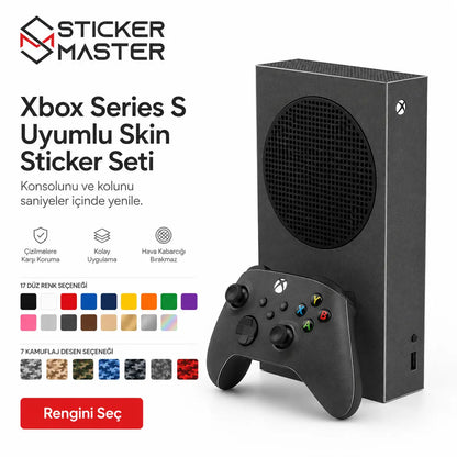 Xbox Series S Uyumlu Skin Sticker Seti detay