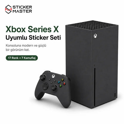 Xbox Series X Console Uyumlu Konsol Sticker Seti modern
