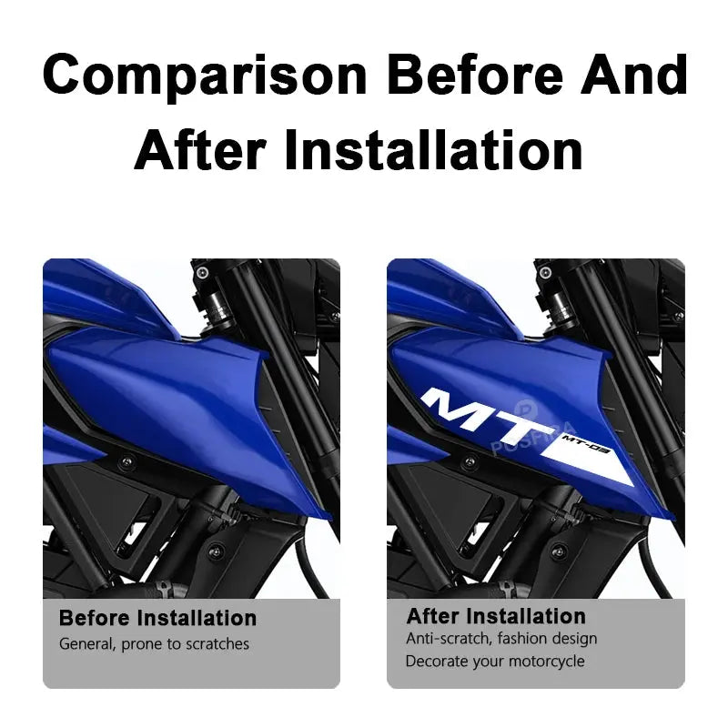 Yamaha MT-03 Sticker Hava Girişi Logo Seti | Sticker Master - Sticker Master