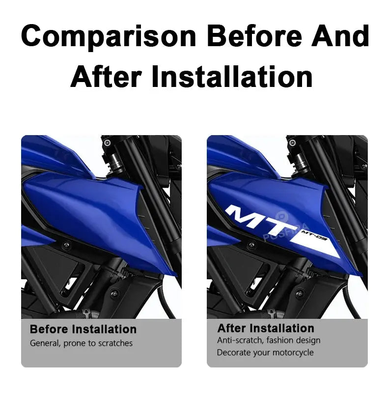 Yamaha MT-03 Sticker Hava Girişi Logo Seti | Sticker Master - Sticker Master