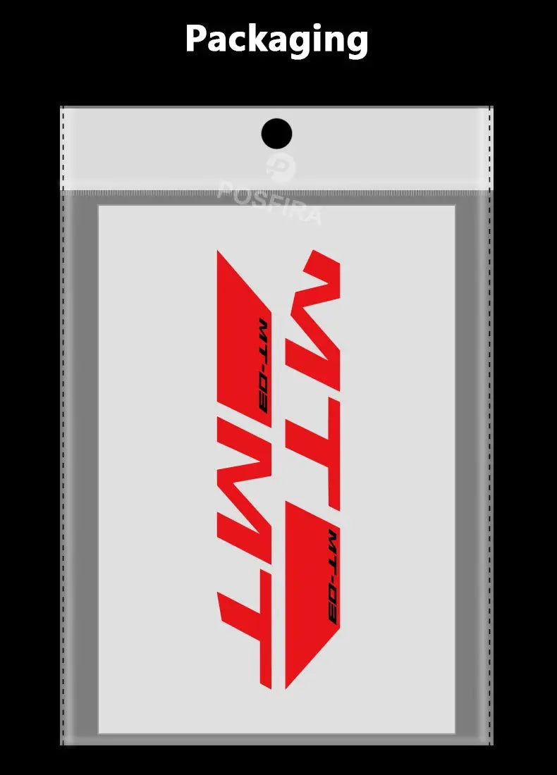 Yamaha MT-03 Sticker Hava Girişi Logo Seti | Sticker Master - Sticker Master