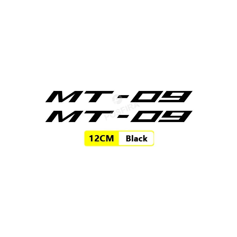 Yamaha MT-09 Sticker | 2014-2025 Tüm Kasalar İçin Jant ve Grenaj Yazısı (Çift) Sticker Master