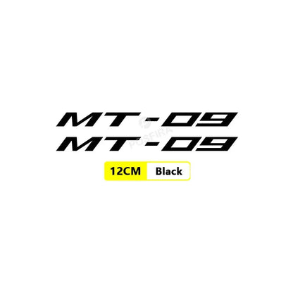 Yamaha MT-09 Sticker | 2014-2025 Tüm Kasalar İçin Jant ve Grenaj Yazısı (Çift) Sticker Master