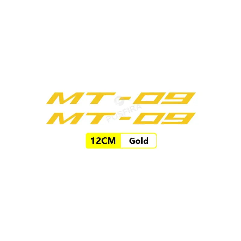 Yamaha MT-09 Sticker | 2014-2025 Tüm Kasalar İçin Jant ve Grenaj Yazısı (Çift) Sticker Master