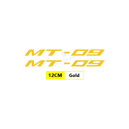 Yamaha MT-09 Sticker | 2014-2025 Tüm Kasalar İçin Jant ve Grenaj Yazısı (Çift) Sticker Master