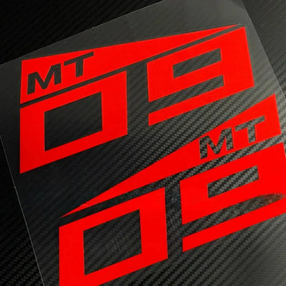 Yamaha MT Sticker Seti | MT-07, MT-09, MT-25 ve MT-03 İçin Depo Logosu (Çift) Sticker Master