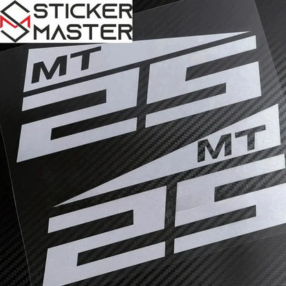 5mt Sticker Yamaha MT Sticker - MT-25 ve MT-07 Uyumlu Suya Dayanıklı Logo Etiket ...