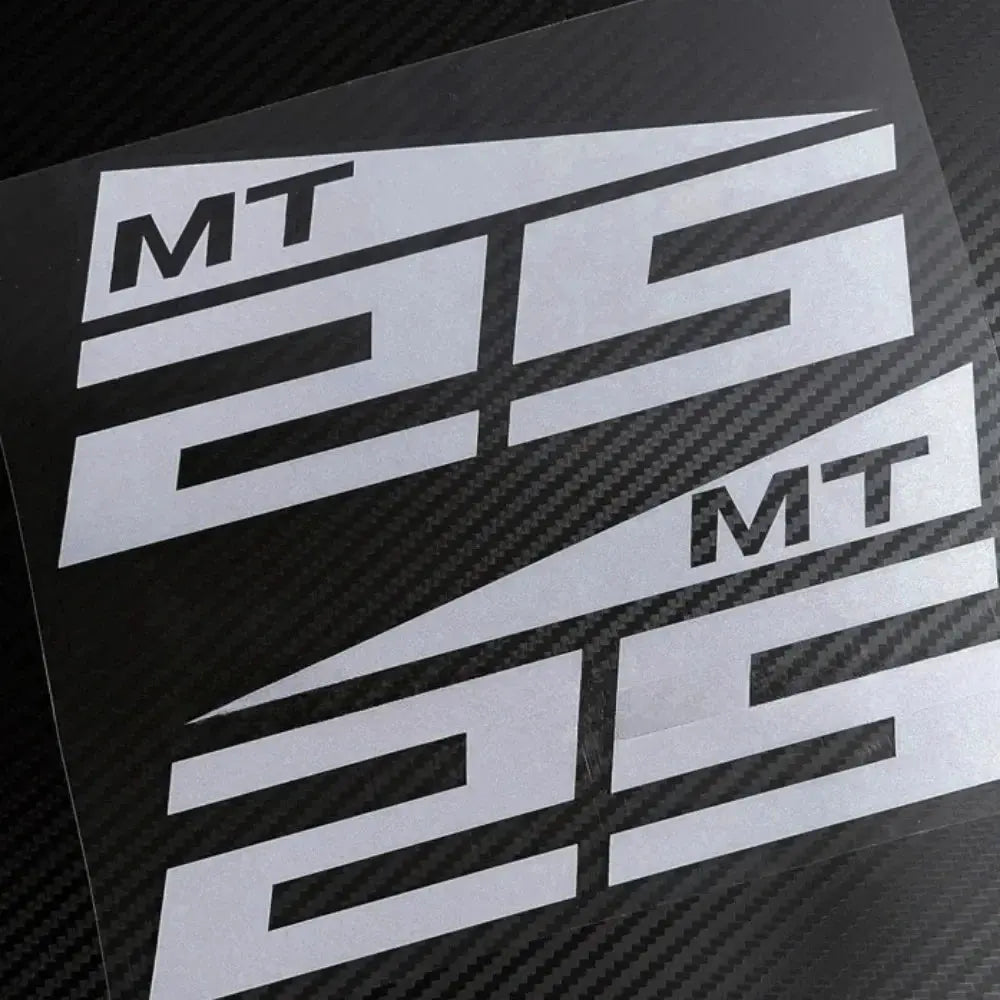 Yamaha MT Sticker Seti | MT-07, MT-09, MT-25 ve MT-03 İçin Depo Logosu (Çift) Sticker Master